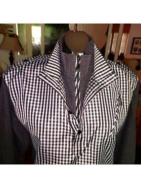 Vintage* Bosadi Classic Gingham-Style Men's Pullover